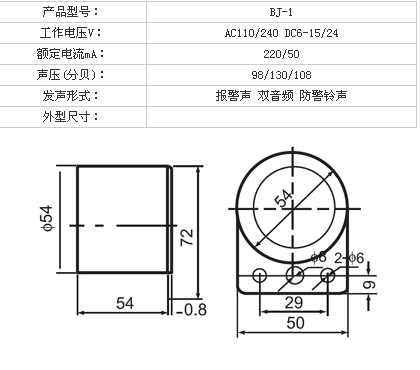 Security Siren Alarm Siren Strobe Siren (FBELE)