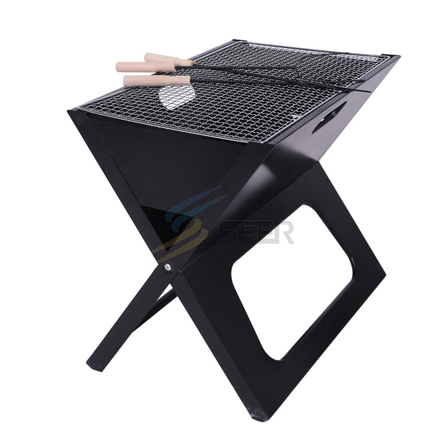 Folding Grill/X-Style Charcoal BBQ Grill (SE987)