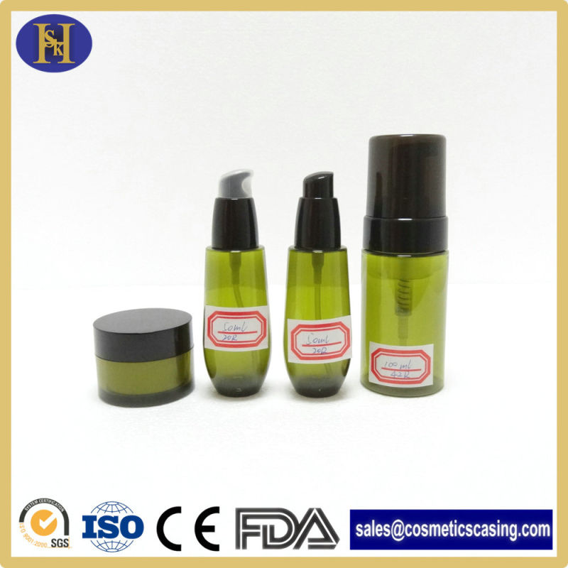 Cosmetic Professional Oil Bottle with Pump for Cosmetic Packaging