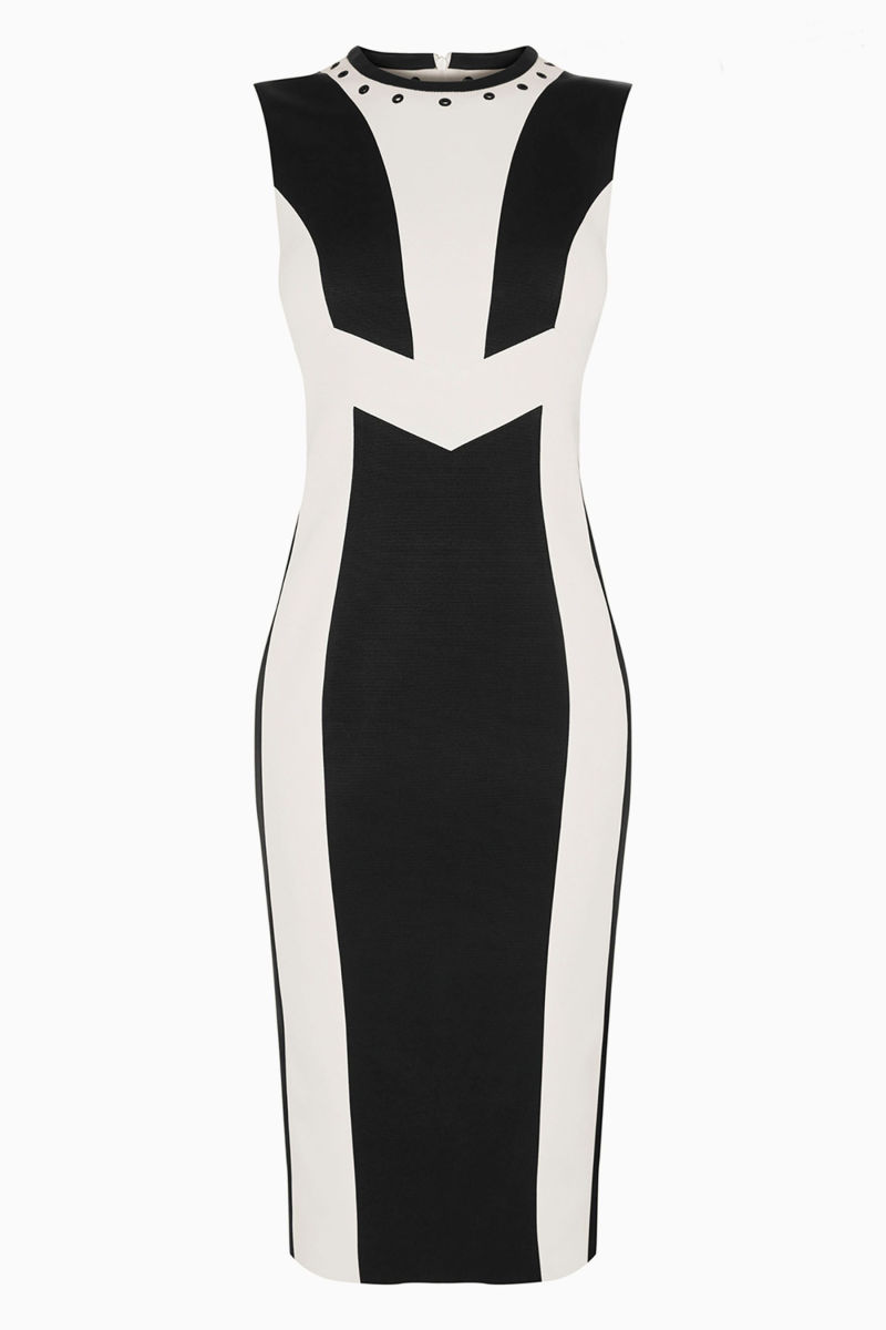 Lipsy PU Panel Bodycon Dress