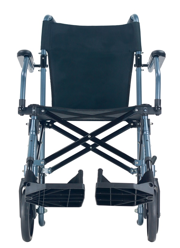 Topmedi Portable Lightweight Transport Wheelchair with Trolley Case