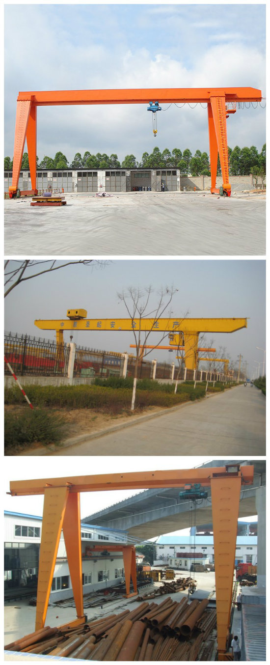 Outside Machinery Mh Type Single Girder Gantry Crane