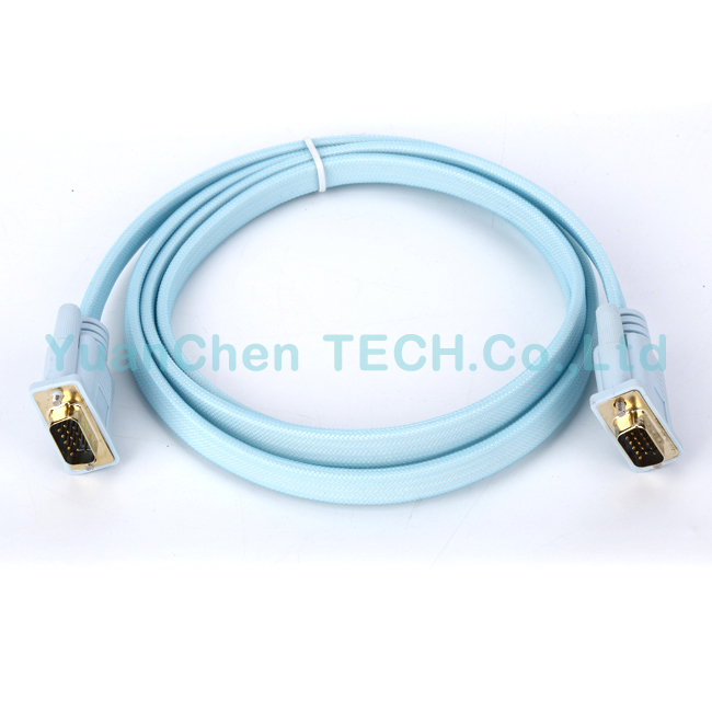 OEM 15pins Male to Male VGA Cable for Computer