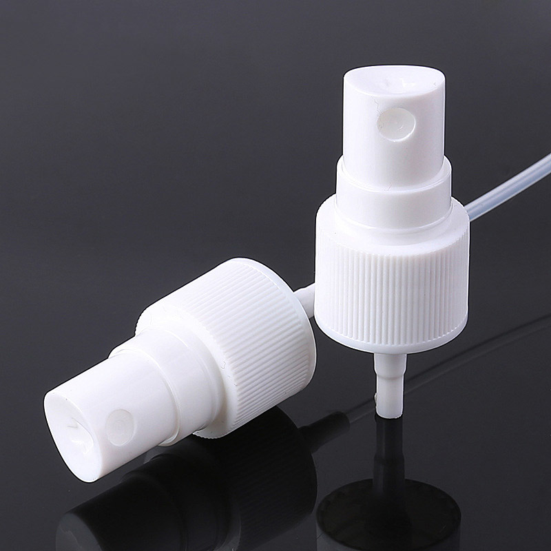 China Supplier Ribbed Clear Color 14/410 Plastic Perfume Spray Pump (NS04)