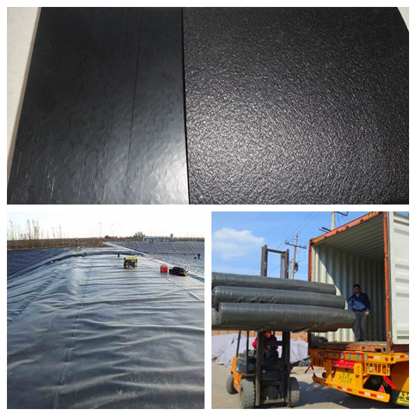 HDPE Textured Geomembrane for River Tunnel Canel