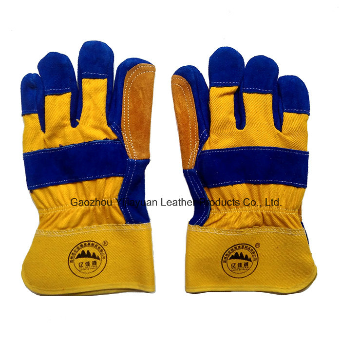 Reinforcement Palm Cut Resistant Protective Riggers Work Gloves for Working