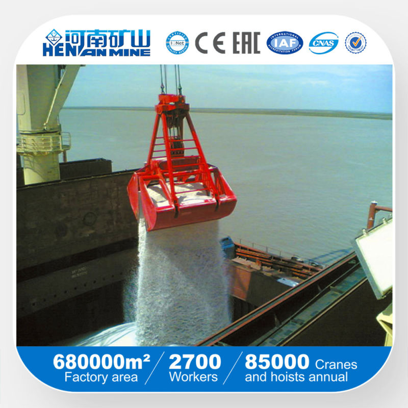 Kuangshan Electric Hydraulic Grab Crane for Lifting Bulk Material