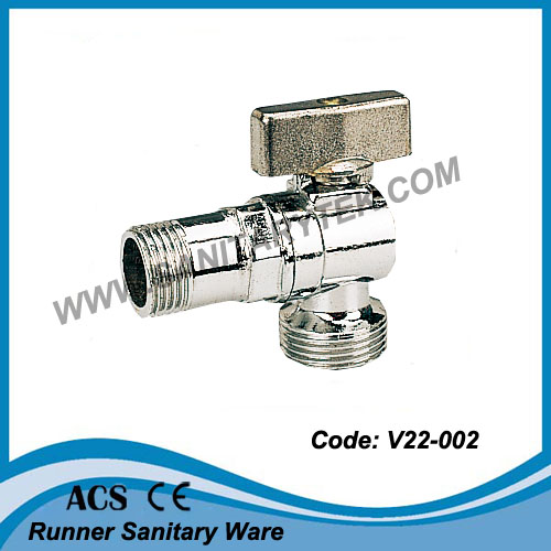 Chrome Bibcock Tap with Rosette (V20-032)