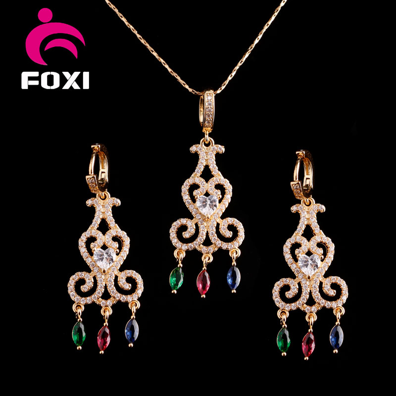 Adult Clothing Accessories Fashion Pendant and Earrings Jewelry Sets