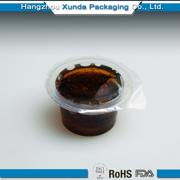 Customed Clear Plastic Mini Cup Jelly