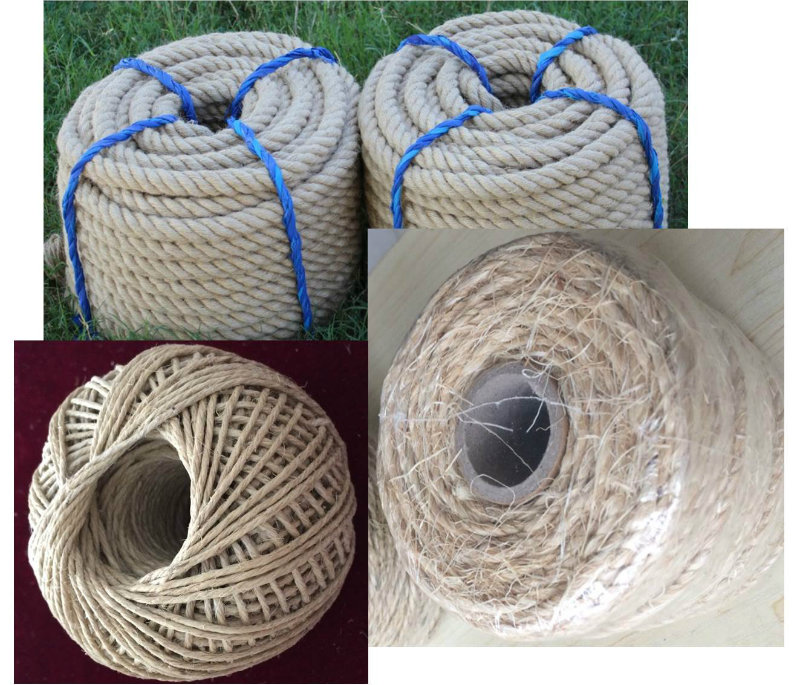 Factory Direct 3 Strand Jute Sisal Twist Rope and Twine