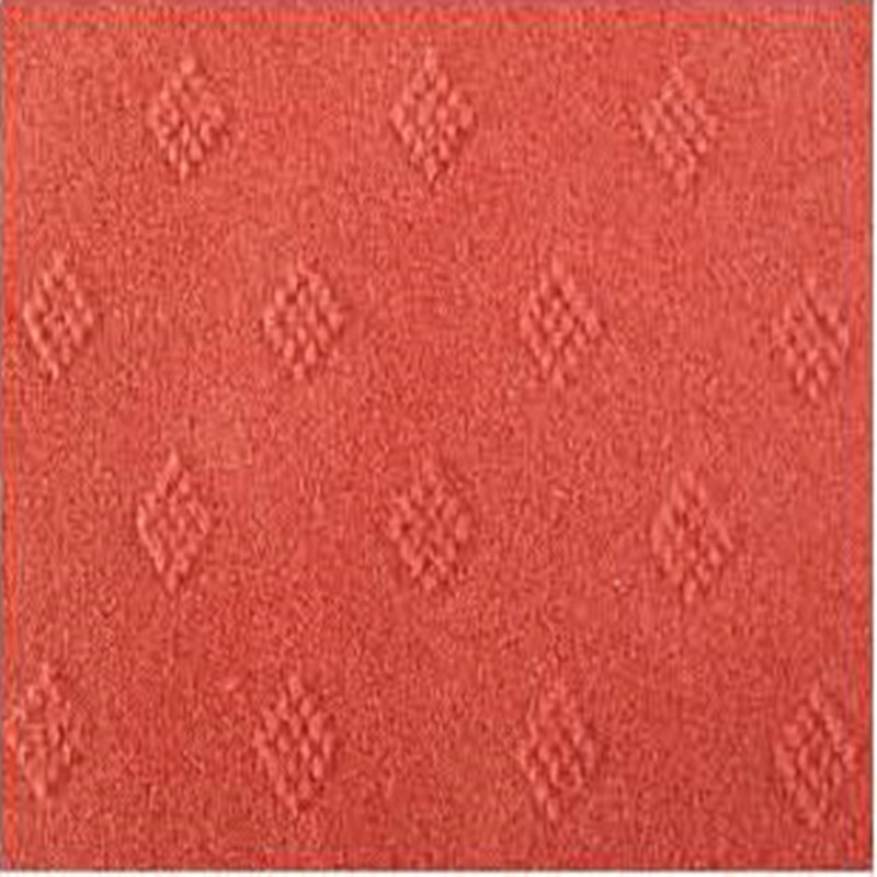 Polyester Red Plain Velour Exhibition Carpet
