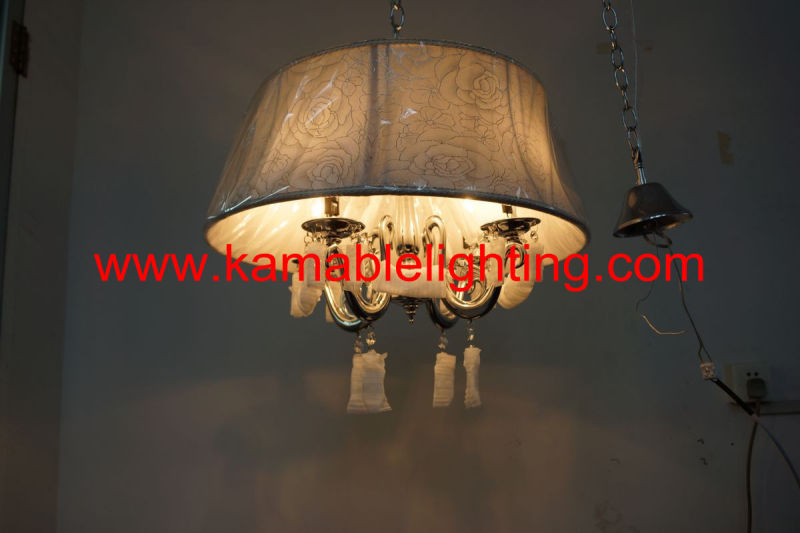 New Fashion Design Lampshade Crystal Chandelier (9226-4)