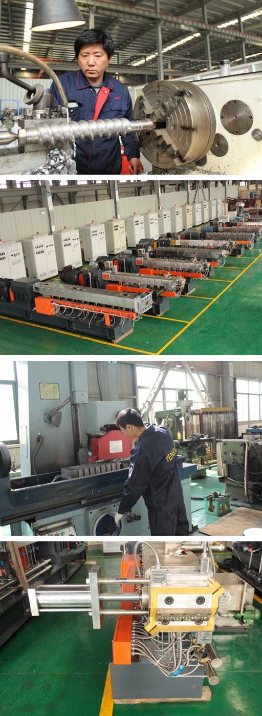 Tsh-65 Compounding Co-Rotating Twin Screw Plastic Extruder Production Line