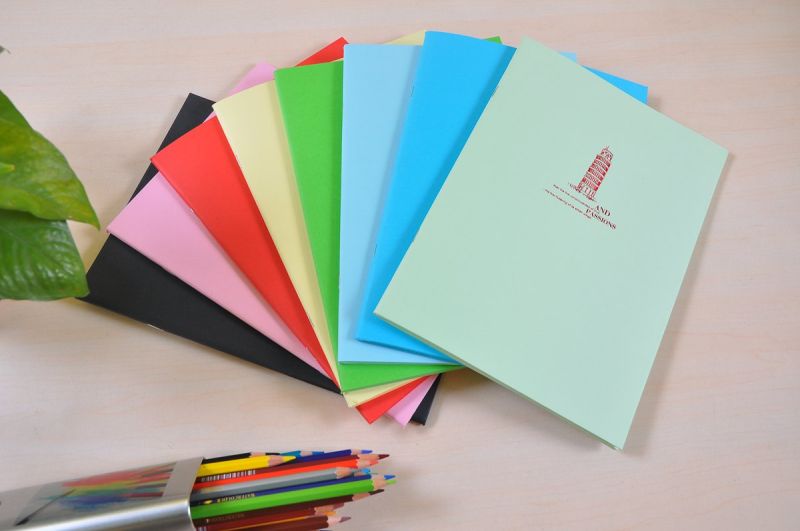 Colored Paper Notebook