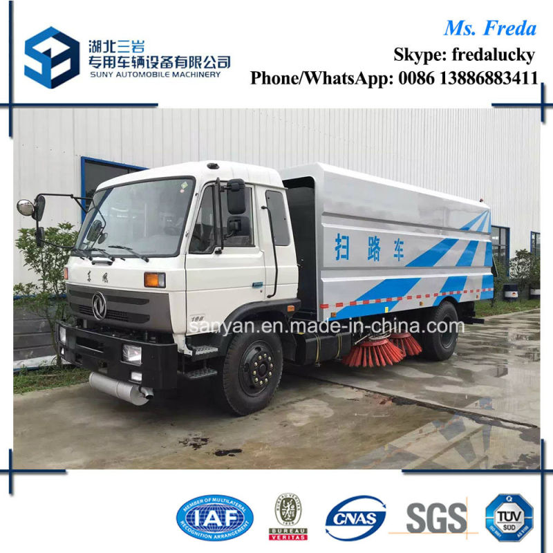 Dongfeng 12000L Vacuum Street Sweeping Cleaning Truck