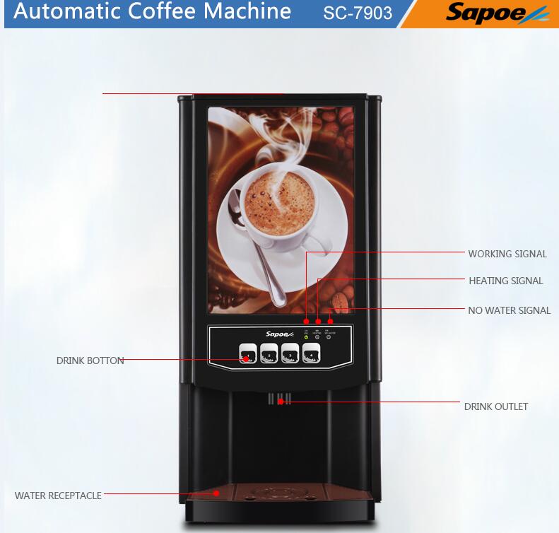 Hot Drink Coffee Vending Machine Sc-7903