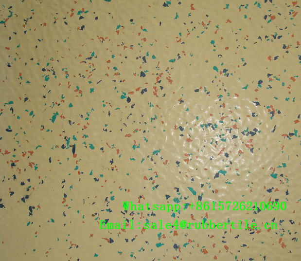 Hospital Rubber Flooring Colorful Rubber Paver