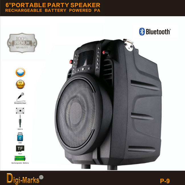 Bluetooth Wireless Speaker Outdoor Sport Portable Stereo Passive Plastic Loudspeaker