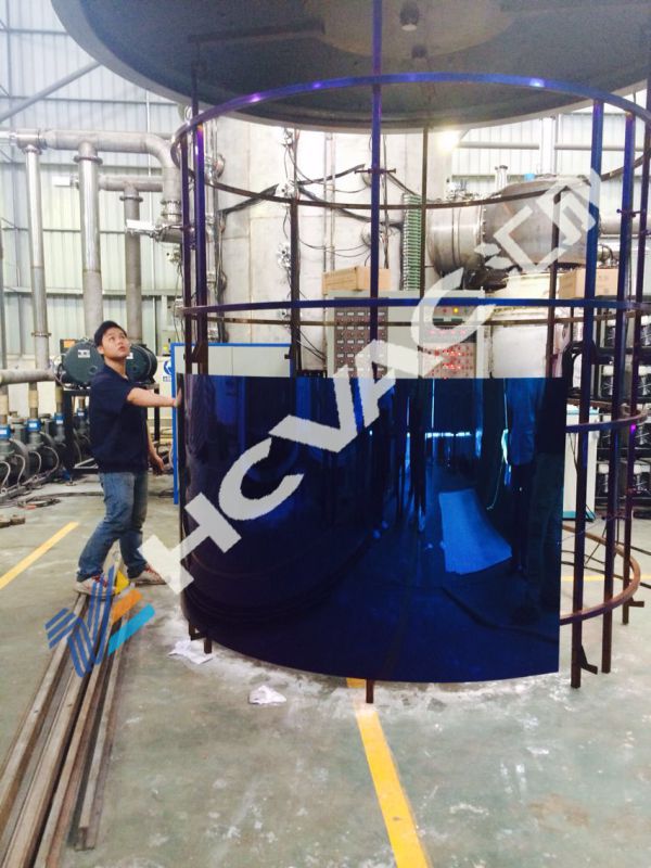 Stainless Steel Sheet Pipe PVD Titanium Color Coating Machine, Tin Gold Vacuum Coating Equipment