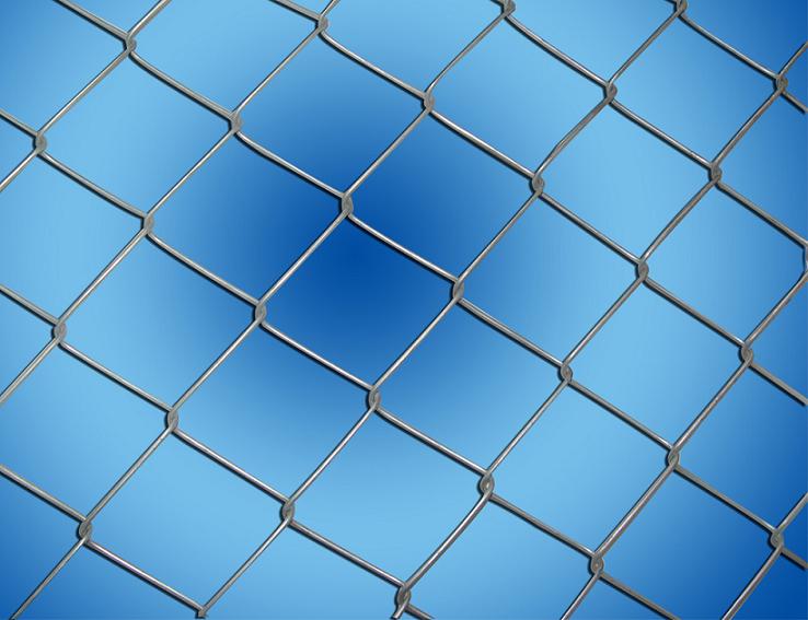 Electro Galvanized Iron Wire Mesh Chain Link Fence