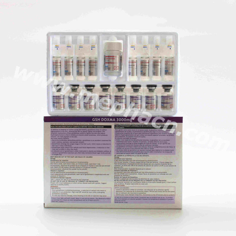 Skin Whitening Glutathione Injection &Actd/Ctd Dossier of Glutathione Injection