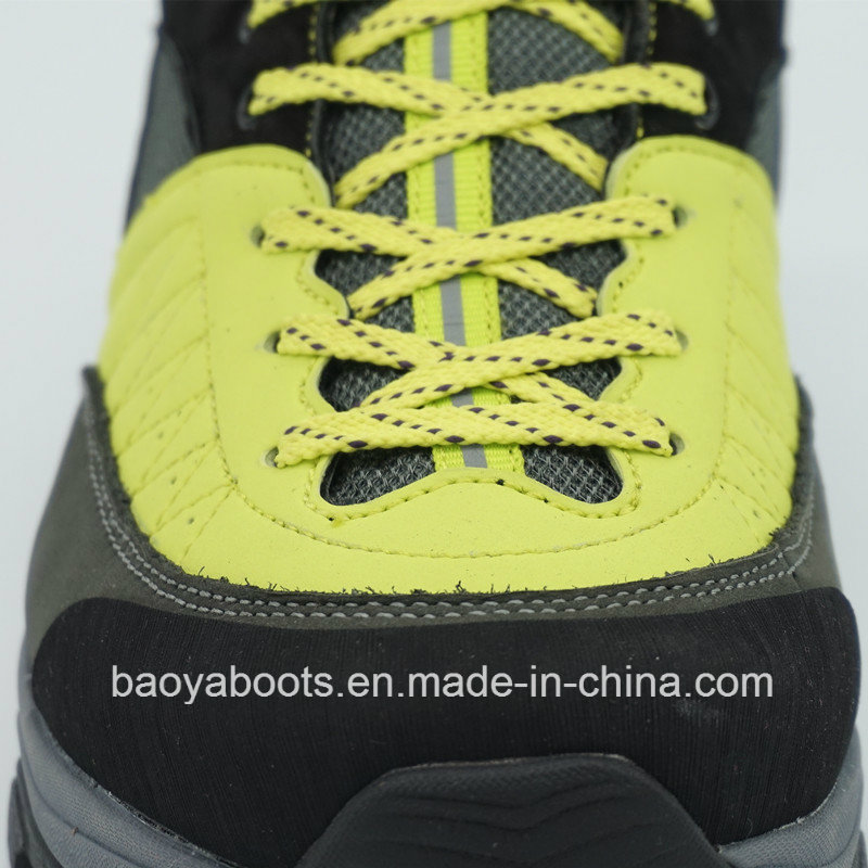 High Quality Genuine Leather Hiker Breathable Shoes with Md