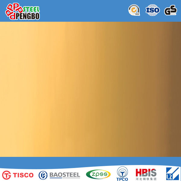 Color Coated Decorative Stainless Steel Sheet with SGS Ios