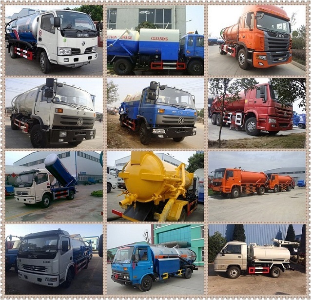 Sinotruk HOWO 4X2 Vacuum Fecal Suction Truck 8000L Sewage Suction Truck