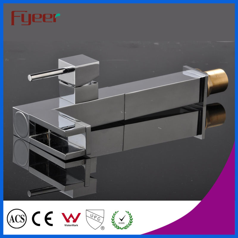 Fyeer Chrome High Body Brass Creative Rotatable Spanner Style Single Handle Wash Basin Faucet Water Mixer Tap