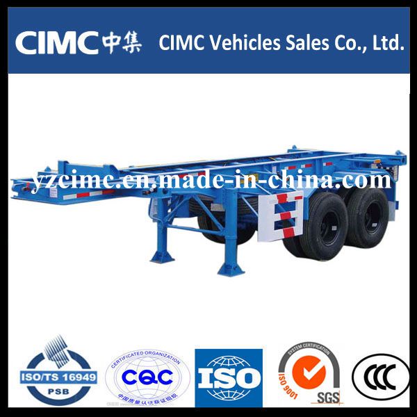 Cimc 3 Axle 40ton Skeletal Trailer for Sale