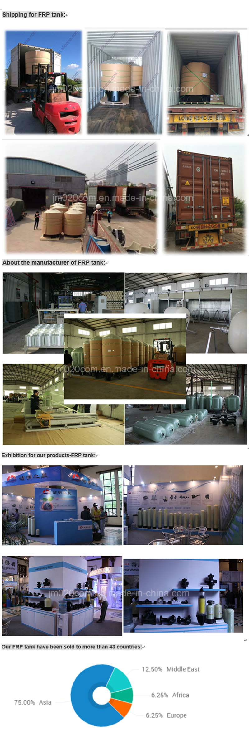 >10 Years Manufacturer of Fiber Cylinder for Water Treatment