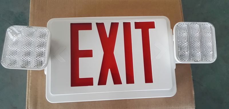 Emergency Light, UL Combo, Exit Sign, LED Sign, Emergency Exit Sign, Cxte Combo