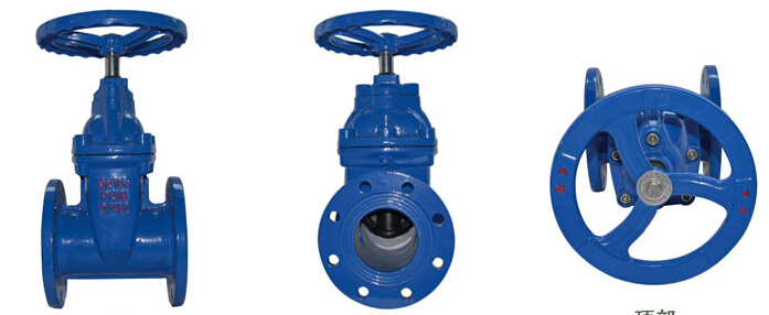 Db Big Sizes Dn1000 Resilient Flanged Gate Valve