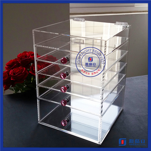 6 Drawer Acrylic Makeup Display Box