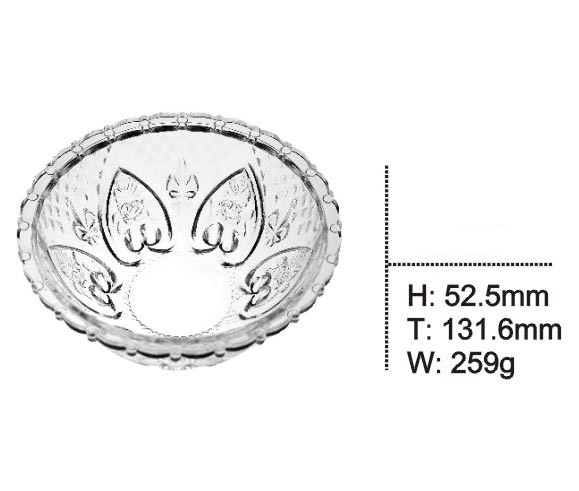 High Quality Crystal Glass Bowl for Promotion Good Price Kb-Hn0153