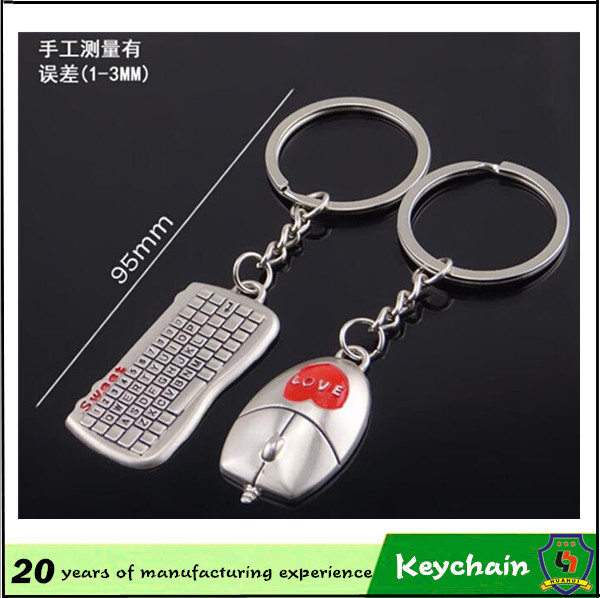 Boys and Girls Gift Mouse and Keyboard Shape Key Chain