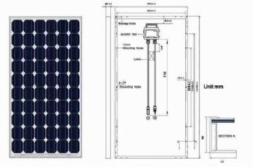 260W/280W/320W High Efficiency Mono Solar Modules