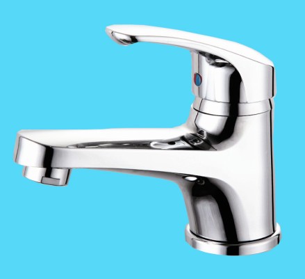 Chromed Single Handle Basin Faucet