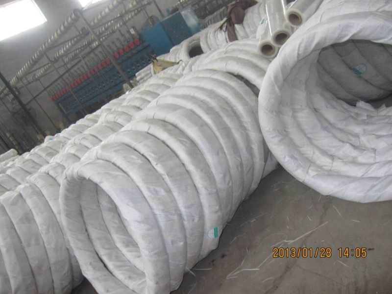 Oval Galvanized Wire 2.2X2.7mm for Farm Fencing