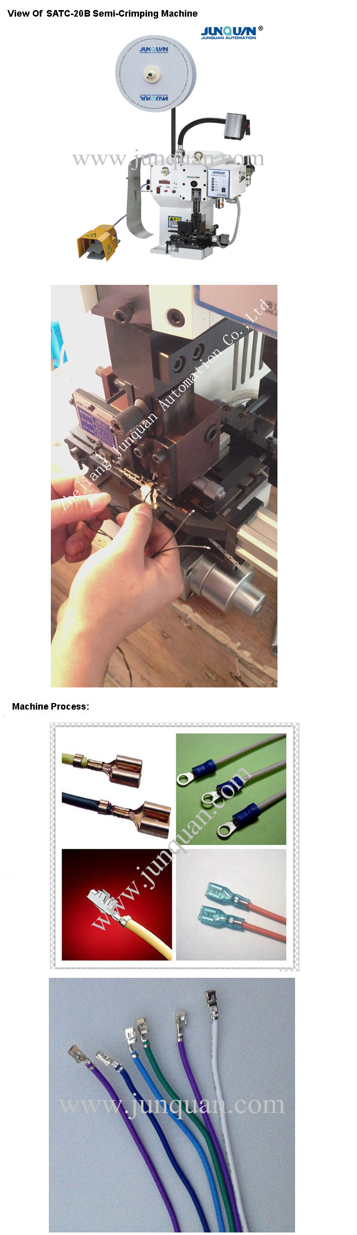 Semi-Automatic Terminal Stripping and Crimping Machine (SATC-20B)