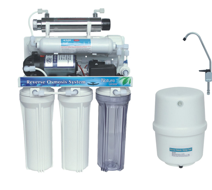 7 Stage RO System Water Filter with Ultraviolet Sterilizer