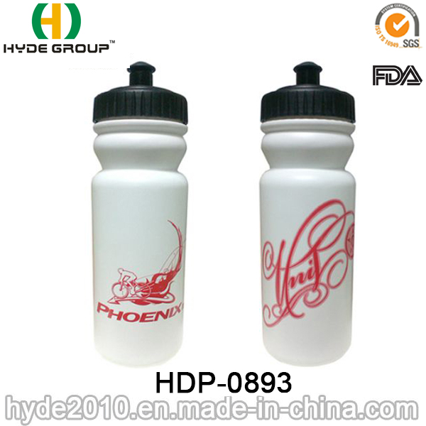 600ml Promotional BPA Free Plastic Running Water Bottle, PE Plastic Sport Water Bottle (HDP-0893)