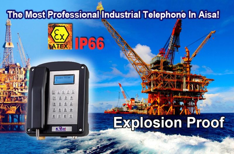 Atex Proof Expolish-Proof Phone for Mine Oil Gas