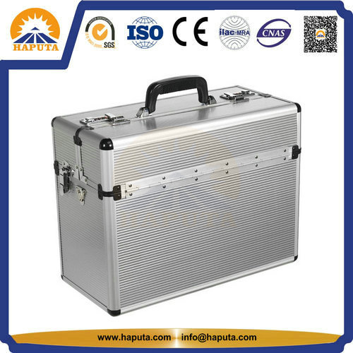 Hard Aluminum Business Case for File Storage with Number Lock