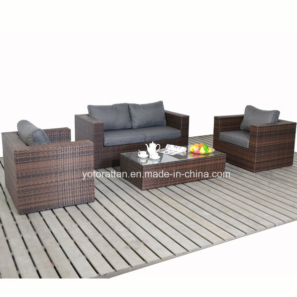 Wicker Loveseat with Teatable for Outdoor (1205)