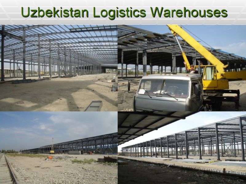 Large Span Steel Space Frame Structure Warehouse