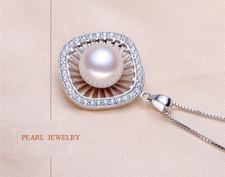 Freshwater Fashion Pearl Pendant 10-11mm Button Pearl AAA Natural Jewel Pearl Pendant