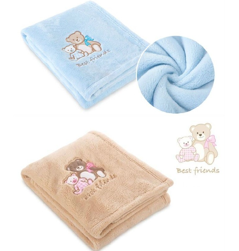 Embroidery Fleece Blanket for Baby