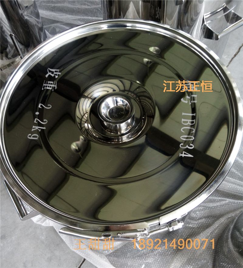 SUS 304 SUS 316L Stainless Steel Drum or Stainless Steel Container 100L